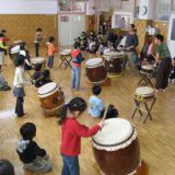 平成22年2月22日（月）　ひのき屋和太鼓指導